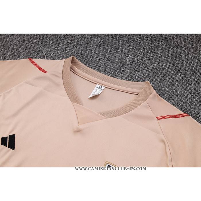 Chandal del Sao Paulo 23-24 Manga Corta Amarillo - Pantalon Corto